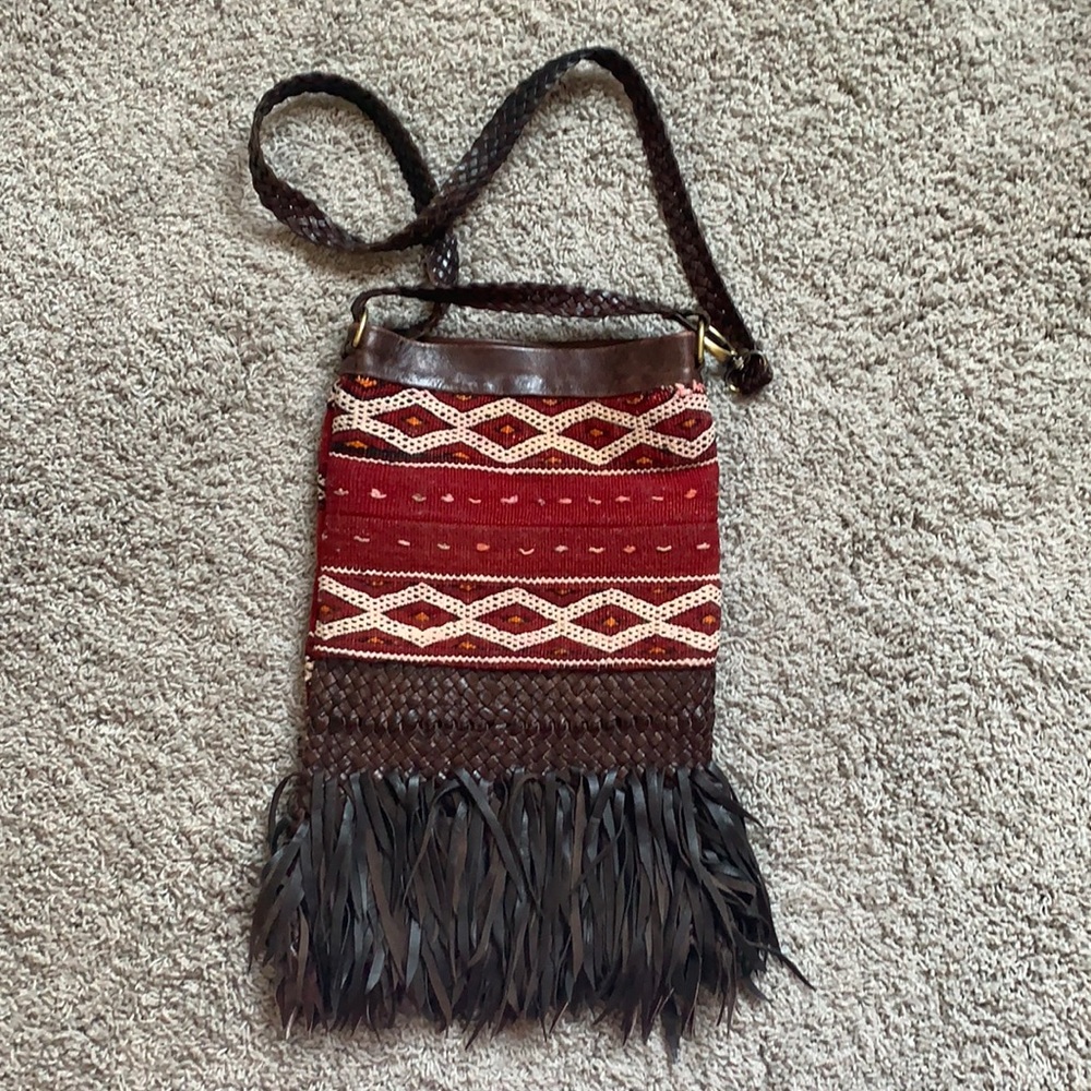 Motif 56 Aztec Leather Purse